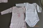 body's (2) lange mouwen "petit bateau" - maat 60-62/3-6M, Kinderen en Baby's, Babykleding | Maat 62, Nacht- of Onderkleding, Gebruikt