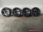 Ronal velgenset 18"  Audi ( A4 )met gladde winterbanden, Ophalen, 18 inch, Gebruikt, Banden en Velgen