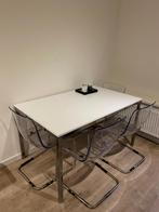 Ikea Eettafel met 4 Stoelen, Huis en Inrichting, Gebruikt, Ophalen, Vijf personen of meer