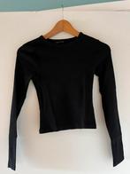 Zwart topje met lange mouwen, Vêtements | Femmes, Tops, Enlèvement ou Envoi, Taille 36 (S), Manches longues, Noir