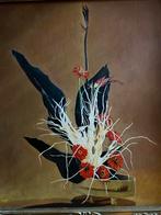 Prachtig schulderij in vergulde kader, Antiek en Kunst, Ophalen