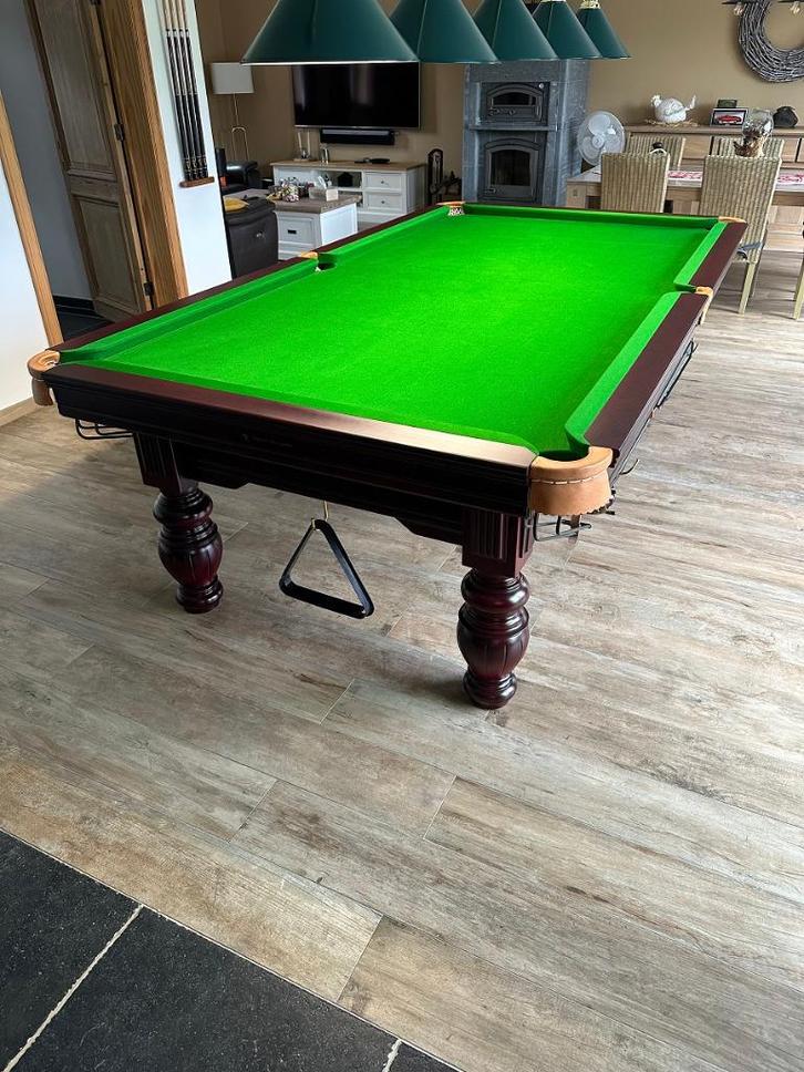 Snooker, Sport en Fitness, Biljarten en Poolen, Zo goed als nieuw, Biljarttafel, Ophalen