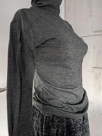 Donkergrijze longsleeve met rolkraag, Ophalen of Verzenden, Zo goed als nieuw, Maat 38/40 (M), Grijs
