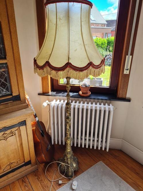 lampadaire ancien, laiton (?), Antiek en Kunst, Antiek | Verlichting, Ophalen