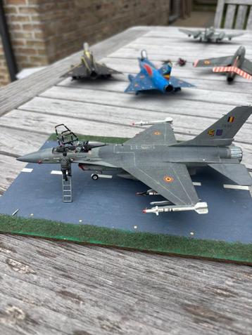 Modelvliegtuigen Belgische Luchtmacht, Hobby & Loisirs créatifs, Hasegawa, Enlèvement, Utilisé, 1:72 à 1:144