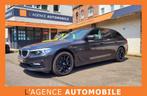 BMW 5 Serie 520 dA Shadow & Sport Line, HUD, 360 CAMERA - GA, Cuir, Argent ou Gris, Euro 6, Entreprise