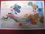 Oude Postkaart Mickey Minnie & Pluto Walt Disney, Verzamelen, Verzenden, 1960 tot 1980, Gelopen