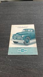 Originele Chevrolet prijslijst 1954, Enlèvement ou Envoi, Chevrolet