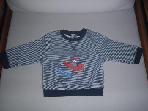 blauwe trui met lijnen maat 62 - Tape à l'oeil, Kinderen en Baby's, Babykleding | Maat 62, Zo goed als nieuw, Jongetje, Truitje of Vestje