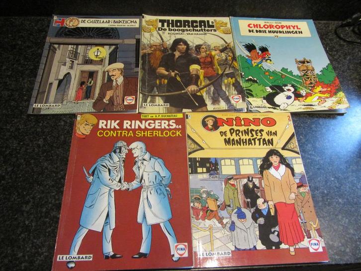Strips Le Lombard, Boeken, Stripverhalen, Gelezen, Meerdere stripboeken, Ophalen of Verzenden