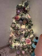 Prachtige kerstboom met versiering en verlichting, Ophalen, Zo goed als nieuw