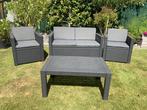 LOUNGESET met kussens, Tuin en Terras, Ophalen, 4 zitplaatsen, Bank, Zo goed als nieuw