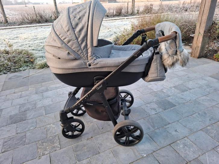 Complete wandelwagen Quax met maxi cosi en tal van accessori, Kinderen en Baby's, Kinderwagens en Combinaties, Gebruikt, Ophalen
