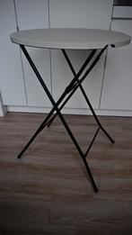 Witte inklapbare statafel te koop - In zeer goede staat, Huis en Inrichting, Ophalen