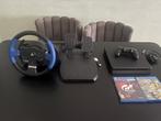 PS4 slim + Trustmaster T150 stuurwiel, Games en Spelcomputers, Ophalen, Zo goed als nieuw, Met 1 controller, Slim