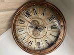 Landelijke wandklok XL 80cm diameter, Huis en Inrichting, Ophalen, Zo goed als nieuw, Analoog, Wandklok