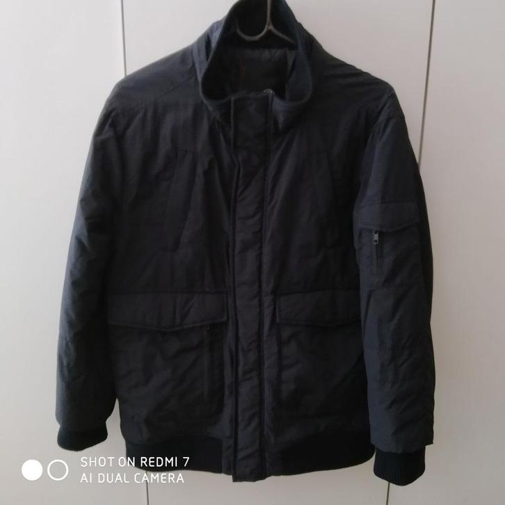 Brandit zwarte winterjas - maat S., Kleding | Heren, Jassen | Winter, Gedragen, Maat 46 (S) of kleiner, Zwart, Ophalen of Verzenden