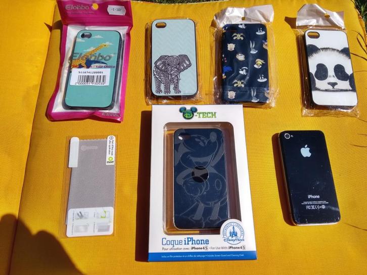 iPhone 4S met gebarsten scherm  *herstelling of onderdelen*, Telecommunicatie, Mobiele telefoons | Apple iPhone, Gebruikt, iPhone 4S