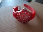 Icewatch rood, Handtassen en Accessoires, Horloges | Kinderen, Ophalen, Zo goed als nieuw, Rood, Meisje