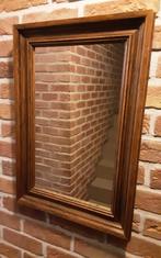 Mooie spiegel in eiken kader, Huis en Inrichting, Woonaccessoires | Spiegels, Nieuw, Minder dan 100 cm, Minder dan 50 cm, Rechthoekig