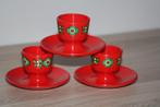 3 originele oude  Emsa eierdopjes , mooie staat., Enlèvement ou Envoi, Maison et Meubles