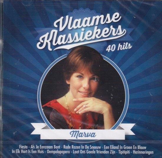 569 - VLAAMSE KLASSIEKERS - MARVA - 2CD - NIEUW, Cd's en Dvd's, Cd's | Nederlandstalig, Nieuw in verpakking, Pop, Verzenden