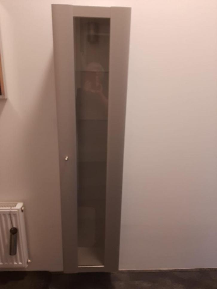 vitrinekast hangend, Maison & Meubles, Armoires | Vitrines, Comme neuf, Enlèvement