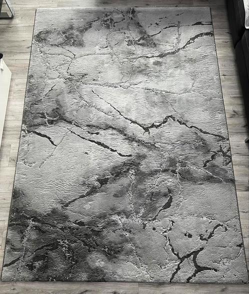 Modern grijs gemarmerd Merinos CRAFT vloerkleed - 160x230 cm, Huis en Inrichting, Stoffering | Tapijten en Vloerkleden, Zo goed als nieuw