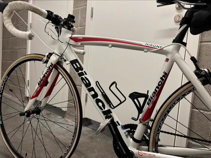 Bianchi Via Nirone 7 - Rood/Wit; Shimano Tiagra, Fietsen en Brommers, Fietsen | Racefietsen, Zo goed als nieuw, Aluminium, Ophalen