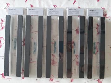 Zwarte handgrepen Hackäs 300mm kast Ikea beschikbaar voor biedingen