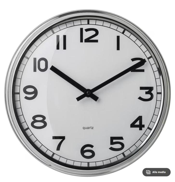 Horloge murale à quartz IKEA, Maison & Meubles, Accessoires pour la Maison | Horloges, Comme neuf, Horloge murale, Enlèvement ou Envoi