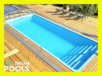 Polyester zwembad inbouw monoblock glasvezel zwembaden 8,5m!