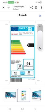 Smart tv Sharp 4 k 102 cm ( 40 inch ), Ophalen, Zo goed als nieuw, Sharp, Smart TV