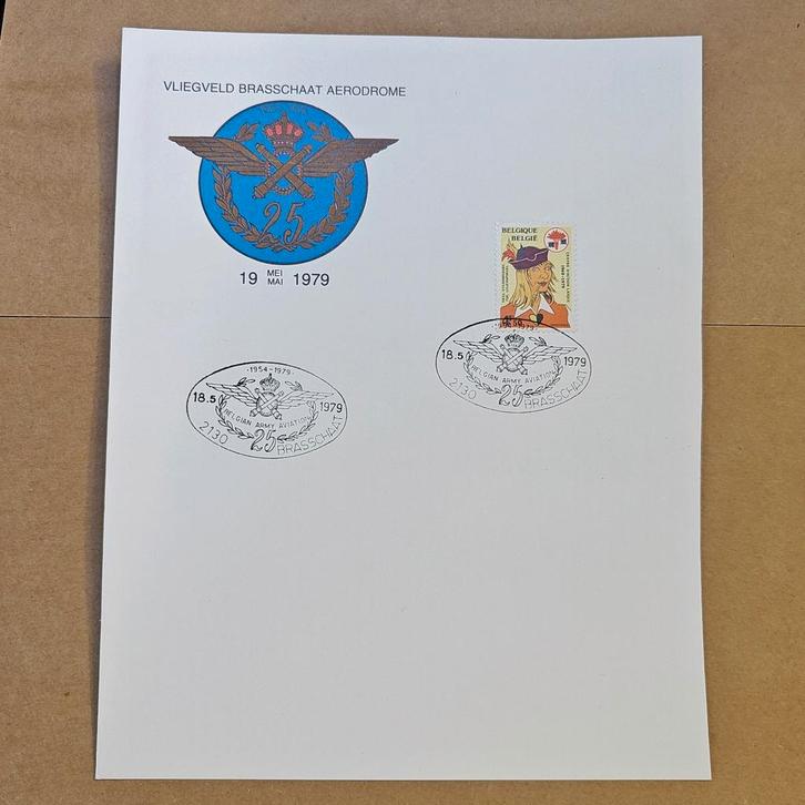 Militair Vliegveld van Brasschaat 1979, Verzamelen, Militaria | Algemeen, Luchtmacht, Foto of Poster, Ophalen of Verzenden