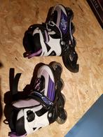 Inlineskates verzet naar van maat. En bijhorende bescherming, Sport en Fitness, Skeelers, Ophalen, Verstelbaar, Zo goed als nieuw