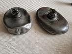 antiek tinnen bedverwarmer 2 stuks, Antiek en Kunst, Antiek | Tin, Ophalen