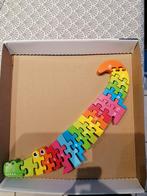 Mooie houten krokodilpuzzel, Kinderen en Baby's, Speelgoed | Houten speelgoed, Ophalen, Zo goed als nieuw