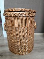 Rieten mand, Huis en Inrichting, Ophalen, Zo goed als nieuw, Hout, Mand