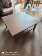 Table de salon carrée en pin massif 90x90cm Ikea Hemnes, Comme neuf, Pin