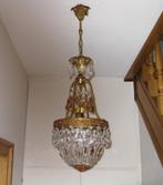 luster-zakluster-glazen plaatjes-diamanten-parels-koperen ar, Ophalen