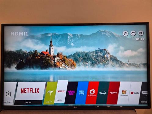 LG smart tv 4k 43" met muurbeugel, Audio, Tv en Foto, Televisies, Zo goed als nieuw, LG, Smart TV, Ophalen