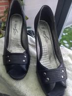 Chaussures à bout ouvert pour femmes, Comme neuf, Noir, Enlèvement ou Envoi, Laetitia Tzaro