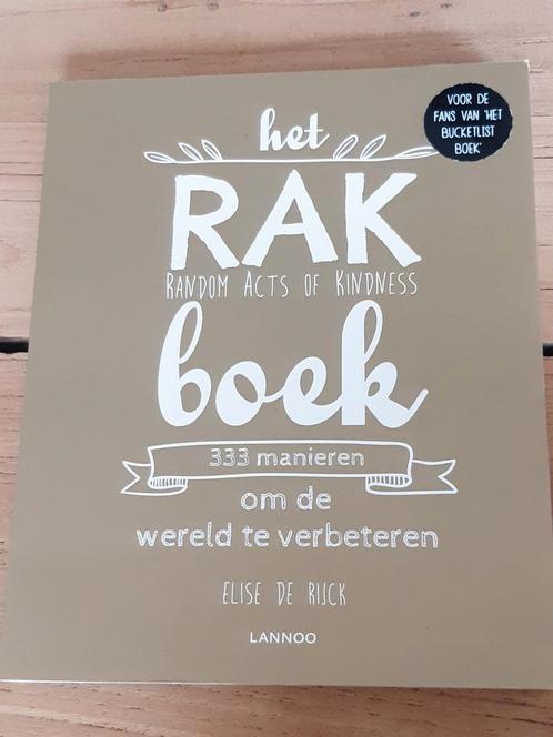 Het RAK boek (random acts of kindness) - NIEUW!!!, Boeken, Humor, Nieuw, Ophalen of Verzenden