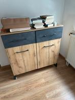 Bed 160x200 met bijhorend kast, Huis en Inrichting, Slaapkamer | Bedden, Ophalen, Gebruikt