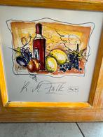 Klaus-Maria Falk - Synfonie der Früchte 1997 - 40x40, Antiek en Kunst, Ophalen of Verzenden