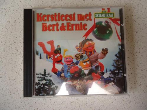 Lot 118 met CD van Sesamstraat - Kerstfeest met Bert & Ernie, CD & DVD, CD | Noël & St-Nicolas, Utilisé, Noël, Enlèvement ou Envoi