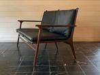 Rén Lounge Chair Two Seater Dark Walnut by Stellar Works., Huis en Inrichting, Fauteuils, Ophalen of Verzenden, Zo goed als nieuw