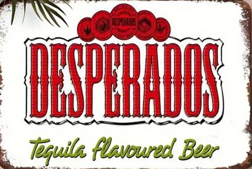 Reclamebord vintage Desperados - mancave poolhouse nieuw, Verzamelen, Merken en Reclamevoorwerpen, Nieuw, Reclamebord, Ophalen of Verzenden