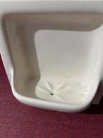 Vintage badkmamer zeepbakje en toiletrol houder, Enlèvement ou Envoi, Utilisé