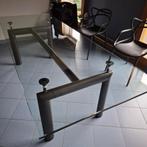 Corbusier SàM glazen tafel, Huis en Inrichting, Ophalen, Gebruikt, 200 cm of meer, 50 tot 100 cm